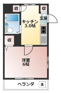 ドゥハイム-N【1階】の間取り