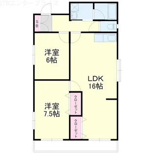 アルカディア【2階】の間取り