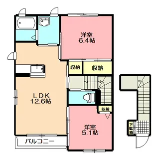 メゾン アヴァンセ【1階】の間取り