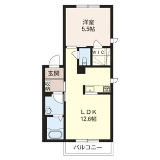 ソレアードII【2階】の間取り