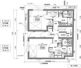 ラヴィエール菊川駅前【1階】の間取り