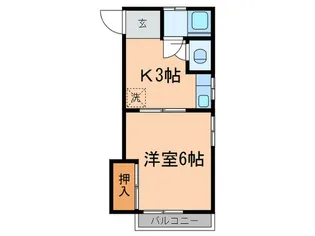末藤荘【2階】の間取り
