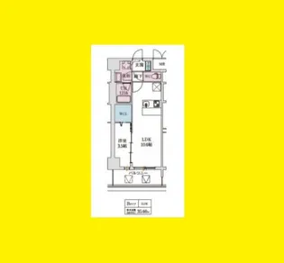 スプランディッドIX【8階】の間取り