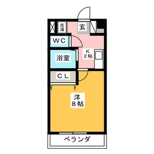 Y’sメゾン【2階】の間取り