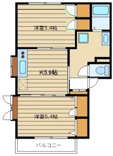 ガーデンハイツ【2階】の間取り