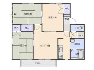 グランドール茜【2階】の間取り