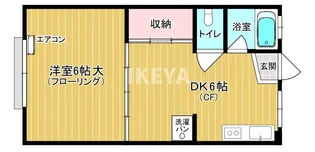 グリーンマンション【2階】の間取り
