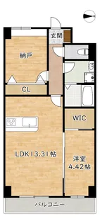 GROOVE豊中レジデンス【4階】の間取り