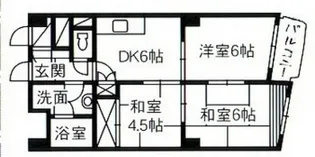 チサンマンション広島【7階】の間取り
