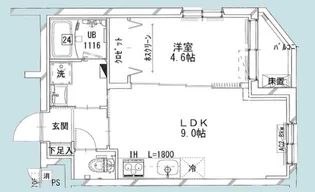 シャトーライフ相模原6【3階】の間取り