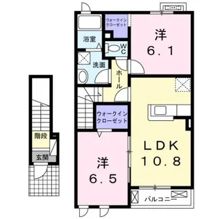リヴェール II【2階】の間取り