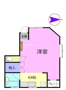 エスポアールド・エリ【2階】の間取り