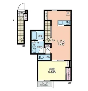 八雲ガーデンテラス【2階】の間取り