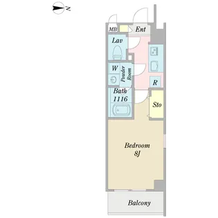 リーフポイント【4階】の間取り
