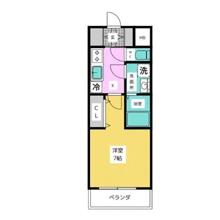 S-RESIDENCE堀田North【12階】の間取り