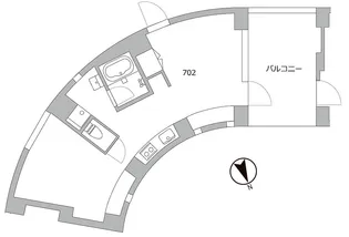天神町place◆◆JIA優秀建築賞 受賞(2025年1月)他受賞!◆【7階】の間取り