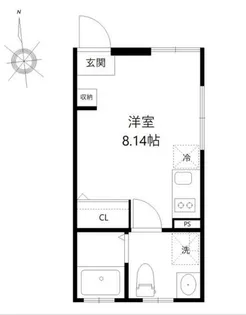 グランエッグス中野南台【1階】の間取り