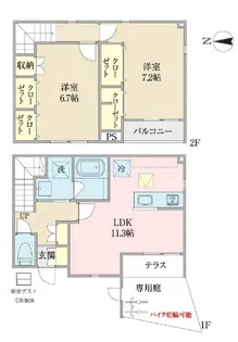 パルフェの間取り