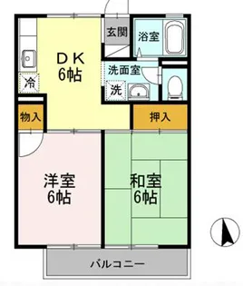 エスポワール(大和)【1階】の間取り