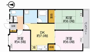 ファムール井荻【2階】の間取り
