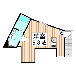 Cacco Narimasu(カッコ ナリマス)【2階】の間取り