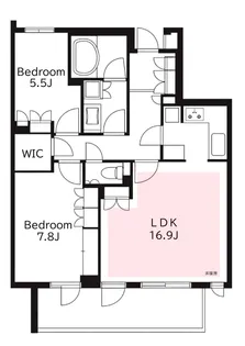 ピアース三宿【4階】の間取り