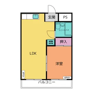 シティハイファイブ【2階】の間取り