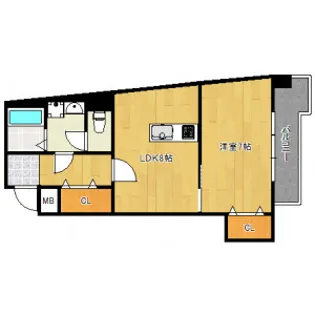 久留米ビル【5階】の間取り