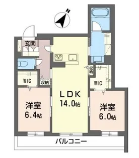 ジェンティーレ【2階】の間取り