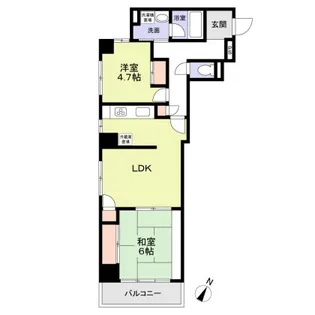 フェリーチェお茶の水【9階】の間取り