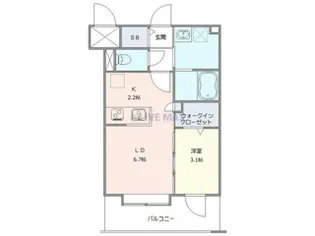 アルファスクエア北11東1【3階】の間取り