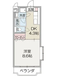 アビテ ヴィル【1階】の間取り