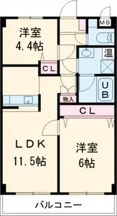 ライフポート松栄【3階】の間取り