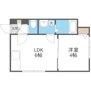 ヴィラ二十四軒【2階】の間取り