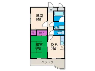 カルチェラタンイシバシ2【3階】の間取り