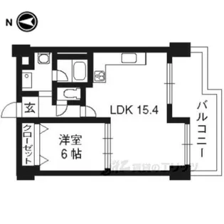 グリーンエクセル西院【7階】の間取り