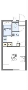 レオパレス矢作2【2階】の間取り