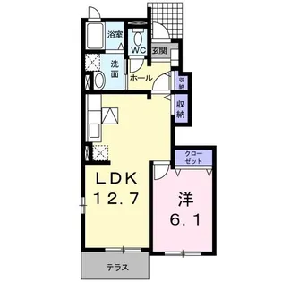 プリムローズ【1階】の間取り