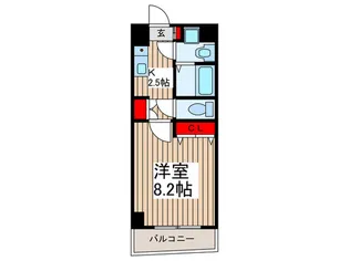 オロール南浦和【2階】の間取り