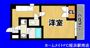 シャルム梅林【2階】の間取り