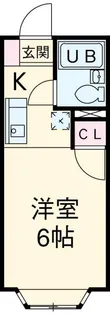 セントラルハイツ【1階】の間取り