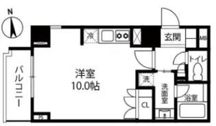 ROPPONGI SEVEN 六本木セブン【3階】の間取り
