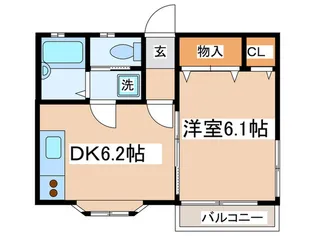 パストラルいしい2【2階】の間取り