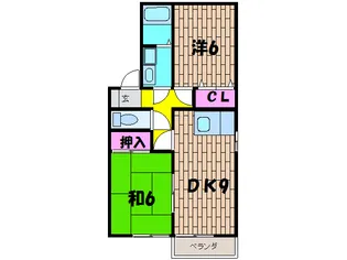 ファミールホリグチA【1階】の間取り
