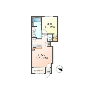 キルシュ・ブリューテ B【1階】の間取り