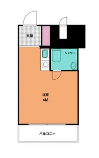 スカイコート市ヶ谷第二【2階】の間取り