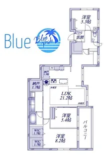 Sank Verde【3階】の間取り