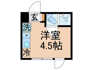Glanz金町【1階】の間取り