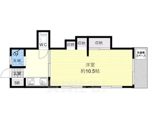 第2白樺荘【2階】の間取り