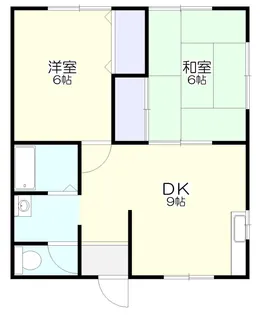 メゾン渋谷(木曽東3丁目)【1階】の間取り